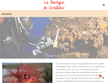 Tablet Screenshot of corail-rouge.com